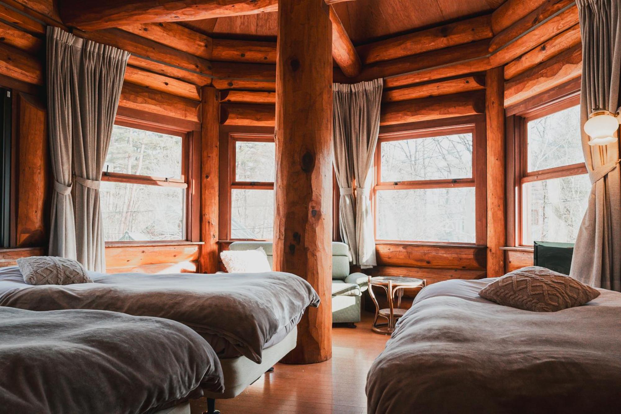 Hakuba Pension & Log Hotel Meteor Εξωτερικό φωτογραφία